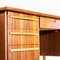 Czech Honey Sapele Desk from Nabytek, 1960s 2