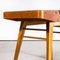 Oak Framed Side Table with Glass Top, 1950s 8