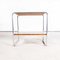 Chrome Two Tier Walnut Side Occasional Table, 1960s, Image 6