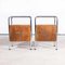 Tables de Chevet en Chrome et Bouleau, 1960s, Set de 2 7