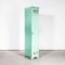 Industrial Metal Locker in Mint Green, 1950s 12