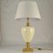 Italian Table Lamps in Cream Porcelain and Brass by Zonca, 1970s, Set of 2, Image 6