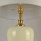 Italian Table Lamps in Cream Porcelain and Brass by Zonca, 1970s, Set of 2, Image 13