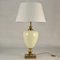 Italian Table Lamps in Cream Porcelain and Brass by Zonca, 1970s, Set of 2 10