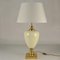 Italian Table Lamps in Cream Porcelain and Brass by Zonca, 1970s, Set of 2 9