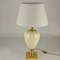 Italian Table Lamps in Cream Porcelain and Brass by Zonca, 1970s, Set of 2 11