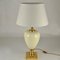 Italian Table Lamps in Cream Porcelain and Brass by Zonca, 1970s, Set of 2, Image 11