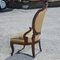 Chair in Walnut with Armrests in Walnut, 1800s, Image 4