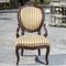 Chair in Walnut with Armrests in Walnut, 1800s 1