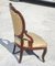Stuhl aus Nussholz mit Armlehnen aus Nussholz, 1800er 5