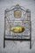 Wrought Iron Hand-Painted Bed, Italy 1