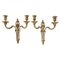Louis XVI Style Gilded Bronze Wall Lights, Set of 2, Image 1