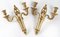 Louis XVI Style Gilded Bronze Wall Lights, Set of 2, Image 6