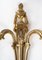 Vergoldete Bronze Wandlampen im Louis XVI Stil, 2 . Set 4