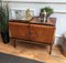 Mid-Century Art Deco Italian Walnut Burl and Mirror Mosaic Dry Bar Cabinet by Paolo Buffa, 1940s 9