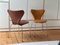 Danish Chairs with New Leather by Arne Jacobsen for Fritz Hansen, 1960s, Set of 2, Image 4