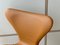 Sillas danesas de cuero nuevo de Arne Jacobsen para Fritz Hansen, años 60. Juego de 2, Imagen 7