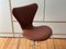 Danish Chairs with New Leather by Arne Jacobsen for Fritz Hansen, 1960s, Set of 2 6