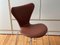 Sillas danesas de cuero nuevo de Arne Jacobsen para Fritz Hansen, años 60. Juego de 2, Imagen 6