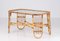 Danish Rattan and Glass Coffee Table, 1960s 7