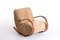 Rocking Chair en Peau de Mouton, Suède, 1940s 4