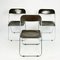 Italian Plia Folding Chairs attributed to G. Piretti for Castelli, 1960s, Set of 3 2