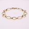 Modern 18 Karat Yellow Gold Alternating Links Bracelet 3