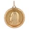 18 Karat Yellow Gold Virgin Mary Haloed Medal, 1890s, Image 1