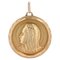 Medalla de la Virgen María con halo de oro amarillo de 18 kt, década de 1890, Imagen 1