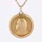 18 Karat Yellow Gold Virgin Mary Haloed Medal, 1890s 7