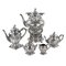 Silver Tea and Coffee Service, Poland, 1900s, Set of 5 1