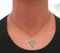 Rose Gold and Silver Cross Pendant with Emeralds and Diamonds, 1970s 6