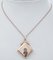 Rose Gold Pendant Necklace with Diamond 2