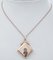 Rose Gold Pendant Necklace with Diamond, Image 2