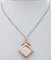 Rose Gold Pendant Necklace with Diamond 4