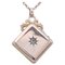Rose Gold Pendant Necklace with Diamond 1