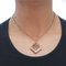 Rose Gold Pendant Necklace with Diamond 7