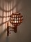Mid-Century Rattan Lantern Sconce attributed to Louis Sognot, 1960s 6