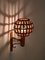 Mid-Century Rattan Lantern Sconce attributed to Louis Sognot, 1960s, Image 6