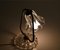 Mid-Century Glocke Tischlampe aus Muranoglas & Messing von Carlo Scarpa, Italien, 1940er 11
