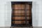 Large 19th Century French Ebonised Oak Glazed Bookcase Cabinet, 1870s 3