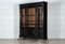 Large 19th Century French Ebonised Oak Glazed Bookcase Cabinet, 1870s 6