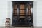 Large 19th Century French Ebonised Oak Glazed Bookcase Cabinet, 1870s 5
