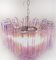 Murano Glass Tube Chandelier with 36 Amethyst Glass Tube, 1990s 3