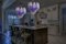 Murano Glasröhren Kronleuchter mit 36 Amethyst Glasröhren, 1990er 4