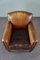 Vintage Brown Leather Armchair 5