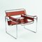Italienischer B3 Wassily Chair in Hellbraun, Marcel Breuer für Gavina zugeschrieben, 1960er 1