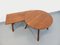 Vintage Brutalist Coffee Table in Oak, 1950s 11