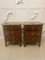 Victorian French Kingwood Bedside Cabinets, 1880s, Set of 2 1