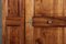 Antiker Biedermeier Schrank mit 1 Tür aus Nussholz, 1810er 13